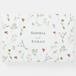 レアンダー結婚ワイルドフラワー ゲストブック