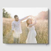 レアンダー結婚ワイルドフラワー ゲストブック (裏面)