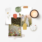 レアンダー結婚ワイルドフラワー セーブザデート