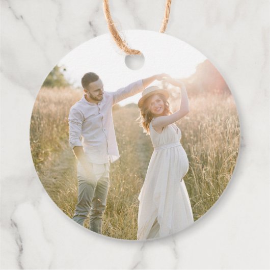 レアンダー結婚ワイルドフラワー フェイバータグ (裏面)