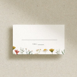 レアンダー結婚ワイルドフラワー プレイスカード