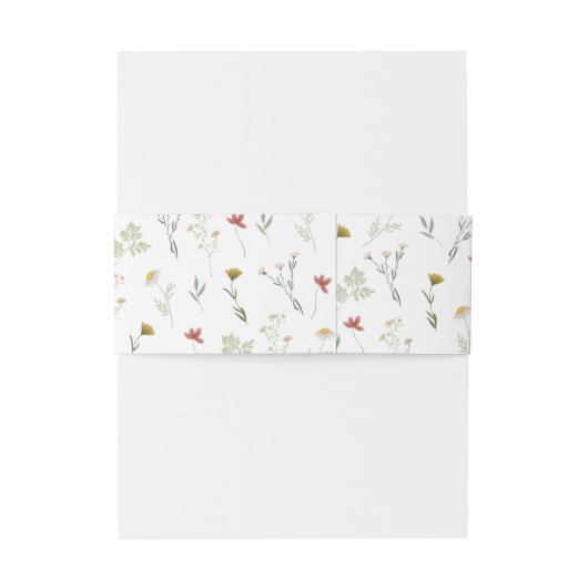 レアンダー結婚ワイルドフラワー 招待状ベリーバンド (裏面例)