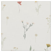 レアンダー野花 ファブリック (クローズアップ)