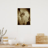 レアヴィンテージ自由の歴史写真 ポスター (キッチン)