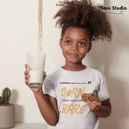 レア生まれリープイヤー女子2月29日誕生日 Tシャツ