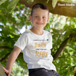 レア生まれリープイヤー少年2月29日誕生日 Tシャツ