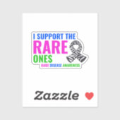 レア疾患支援を促進する認識度 シール (シート)