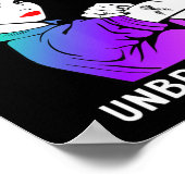 レア疾病戦士の破れないTシャツ認識度 ポスター (角)