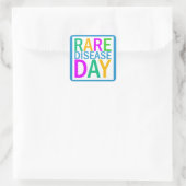 レア病の日のステッカーシート スクエアシール (バッグ)