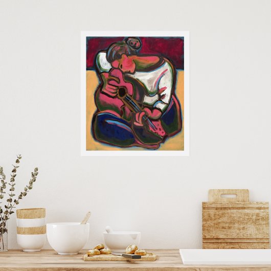 レア遊ギター ポスター (キッチン)