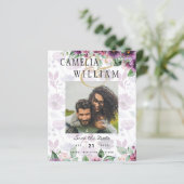 レア・ジー プラムパープル ベリー フローラル ウェディング 秋 冬 (スタンド正面)