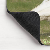 レア・ホワイトのRaven Corvid-loverの野生生物写真 マウスパッド (コーナー)