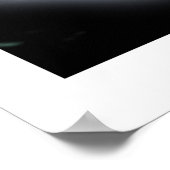 レア・ホワイト・レイベンファンタジー・アート・ポスター ポスター (角)