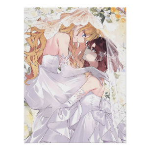 レイとクレア結婚の WataOshi ポスター
