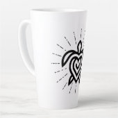 レイのロゴラテマグカップ カフェラテマグ (左アングル)