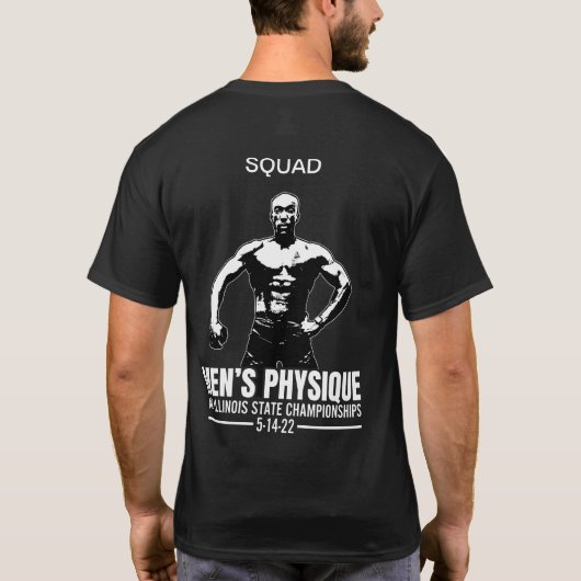 レイのPhysique Show Shirt Tシャツ (裏面)