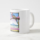 レイア協会諸島,タヒチ,ポリネシアフランスの. ジャンボコーヒーマグカップ (正面右)