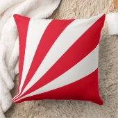 レイエレガント赤と白ズ クッション (ブランケット)