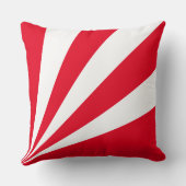 レイエレガント赤と白ズ クッション (裏面)