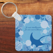 レイエ、フルーアドヴィ、オレンジ、マンダラ、禅、チャクラ、 キーホルダー (正面)