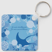 レイエ、フルーアドヴィ、オレンジ、マンダラ、禅、チャクラ、 キーホルダー (裏面)