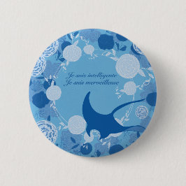 レイエ、フルーアドヴィ、オレンジ、マンダラ、禅、チャクラ、 缶バッジ