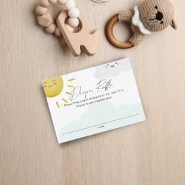 レイオブサンシャインクラウドニュートラルおむつラッフルスモール エンクロージャーカード