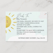 レイオブサンシャインクラウドニュートラルブックスベビー小 エンクロージャーカード (正面)