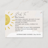 レイオブサンシャインクラウドニュートラルブックスベビー小 エンクロージャーカード (正面)