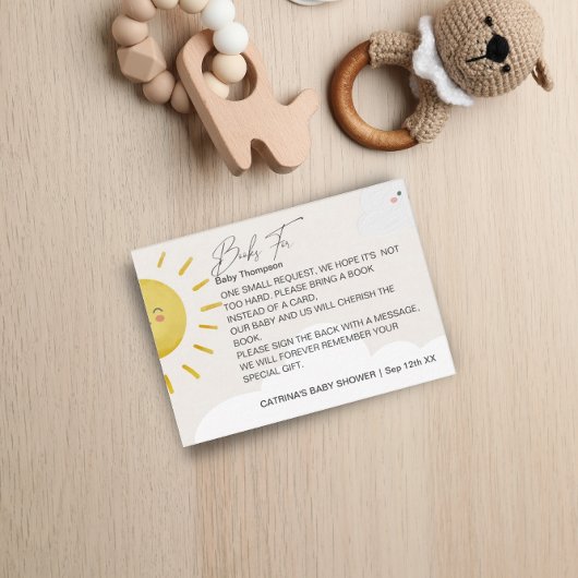 レイオブサンシャインクラウドニュートラルブックスベビー小 エンクロージャーカード