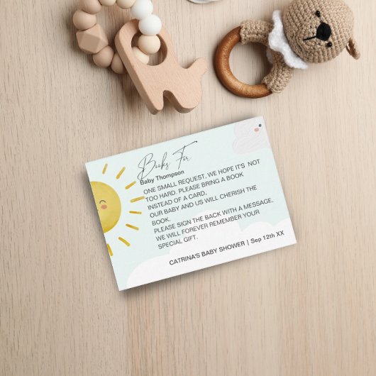 レイオブサンシャインクラウドニュートラルブックスベビー小 エンクロージャーカード