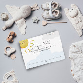 レイオブサンシャインクラウドボーイおむつラッフルスモール エンクロージャーカード