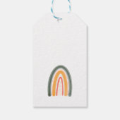 レイオブサンシャインボーホレインボーベイビーシャワーのお気に入り ギフトタグ (裏面)