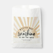 レイオブサンシャインレトロ夏ビーチベビーシャワー フェイバーバッグ (正面)