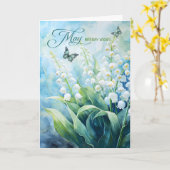 レイオブザバレーガーデンfor May誕生日 カード (黄色い花)