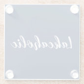 レイカホリック |ネイビーガラスコースター ガラスコースター (裏面)