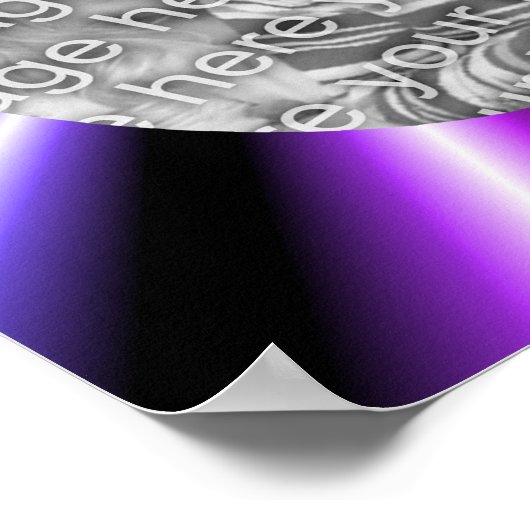 レイカラフルフレーム写真の追加 ポスター (角)