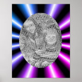 レイカラフルフレーム写真の追加 ポスター (正面)