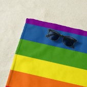 レイカラフルンボーカラストライプーズ ビーチタオル (インサイチュ)