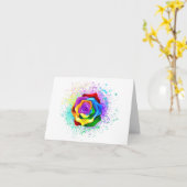 レイカラフルンボーバラ カード (黄色い花)