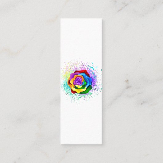 レイカラフルンボーバラ スキニー名刺 (正面)