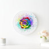 レイカラフルンボーバラ ラージ壁時計 (ホーム)