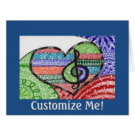 レイカラフルンボーミュージックハートダパーソナライズされたドル