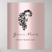 レイカ美しいスタジオヘアドレスメイクアップアーティスト ポスター (正面)