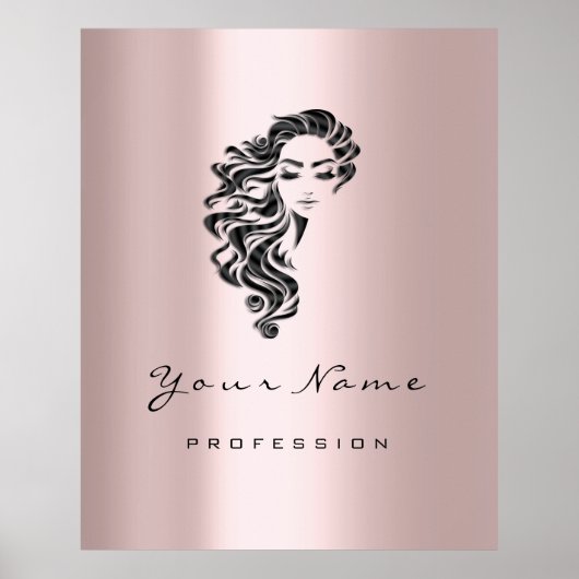 レイカ美しいスタジオヘアドレスメイクアップアーティスト ポスター (正面)