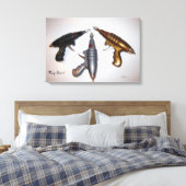 レイガンズアートオンキャンバス キャンバスプリント (インサイチュ (寝室))