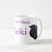 レイキの紫の薔薇 コーヒーマグカップ (正面右)