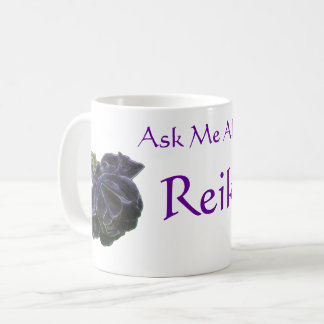 レイキの紫の薔薇 コーヒーマグカップ