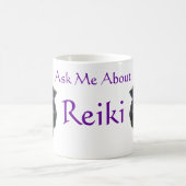 レイキの紫の薔薇 コーヒーマグカップ (中央)