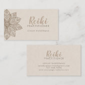 レイキプラクティションマンダラ 名刺 (正面/裏面)